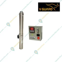 V-Guard (Nova-OT0110) 1 HP 10 Stage Oil Filled Borewell Submersible Pump with Digital Control Panel (1 Year Warranty)